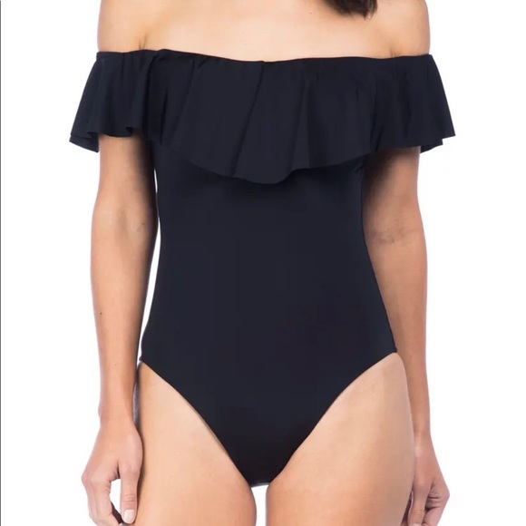 Trina Turk Other - Trina Turk Off the Shoulder One-Piece Swimsuit